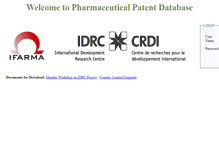 Tablet Screenshot of patentdb.ifarma.org